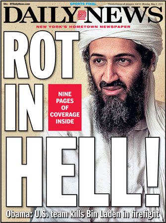 Daily News Cover Bin Laden