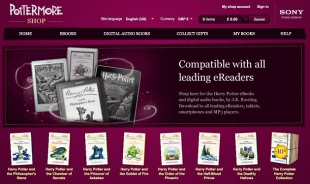Harry Potter e-books