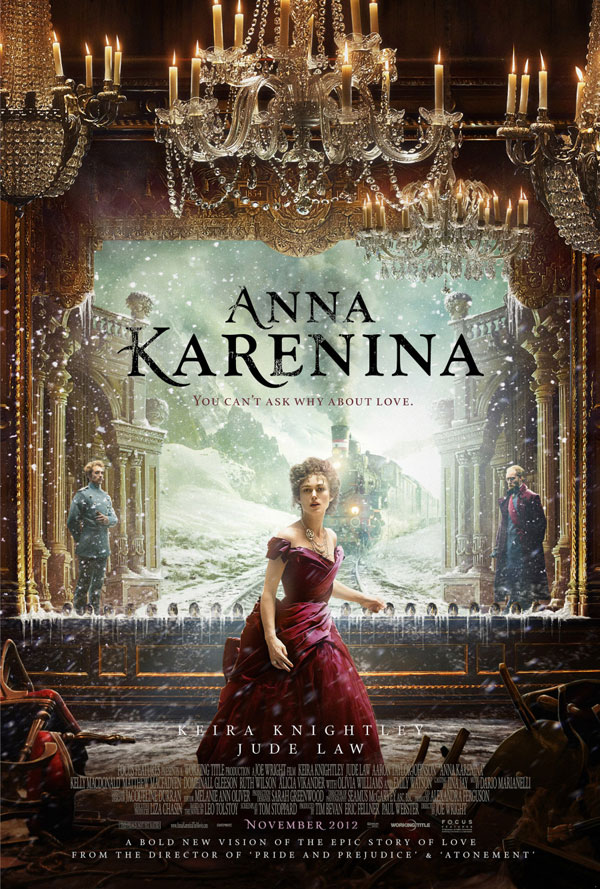 Anna Karenina Joe Wright 2012 movie poster