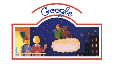 Bonne nuit les petits Marchand de Sable Google Doodle