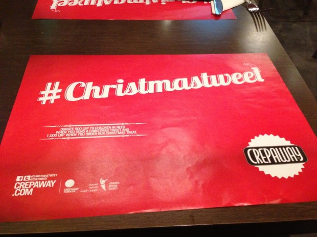 #ChristmasTweet - Crepaway 1