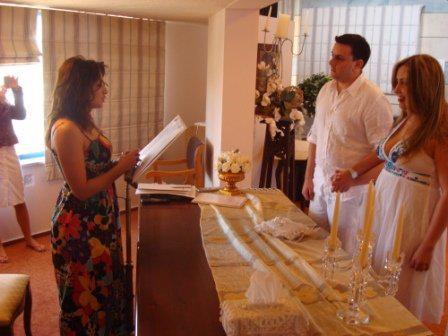 George & Monica El Khabbaz. They got married in Ayia Napa.