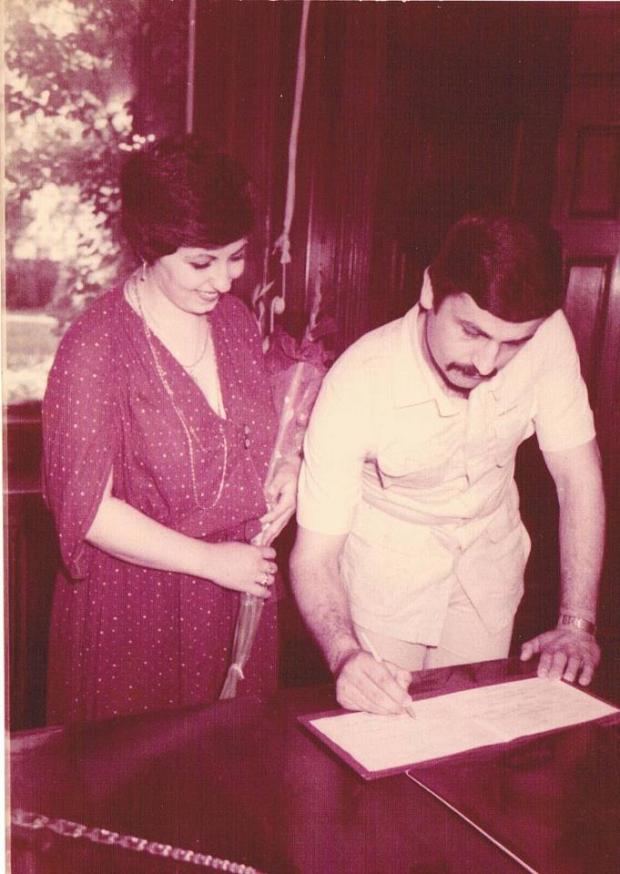 Jamal Kara and his wife who got married way back in 1977. They are now grandparents. 