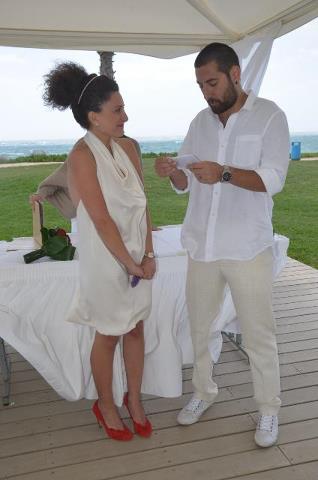 Lara Salman and Jad Tamer. They got married in Cyprus. 