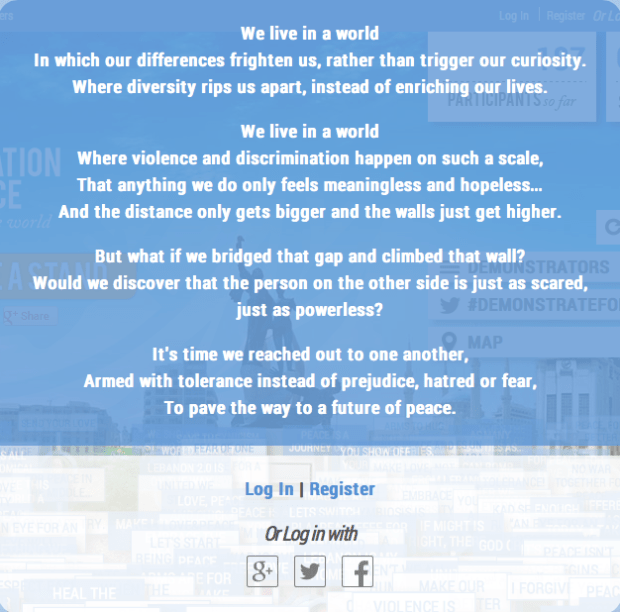 Demonstrate for Peace Beirut 2