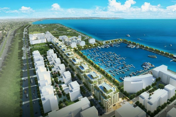 Future waterfront city beirut