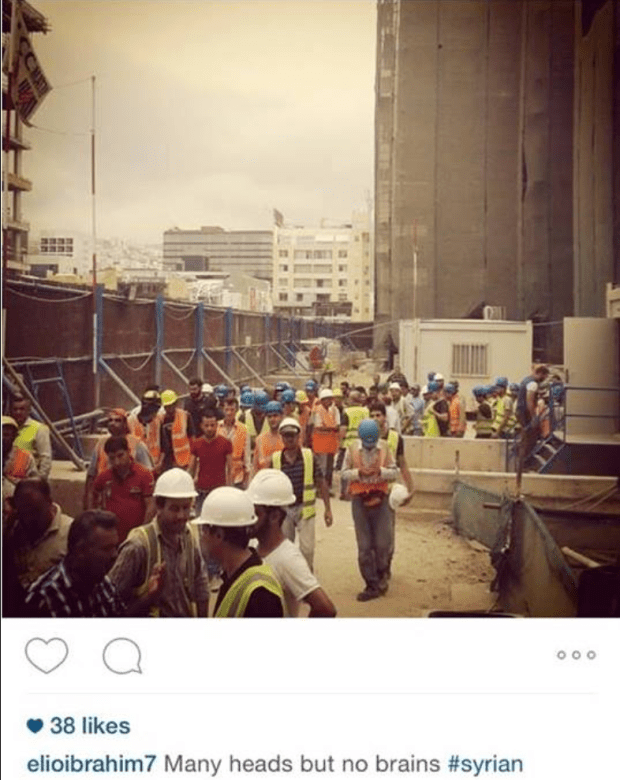 Syrians Racism Lebanon